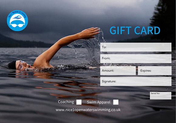 nice1 Wetsuits & Coaching Gift Card