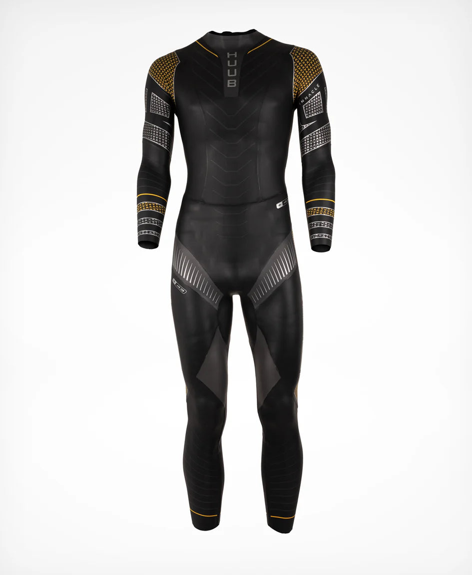 HUUB Pinnacle Wetsuit Silver/ Yellow - Men's