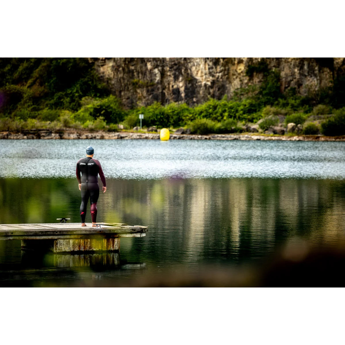 ZOGGS Men's Predator Ultra FS Triathlon Open Water Wetsuit
