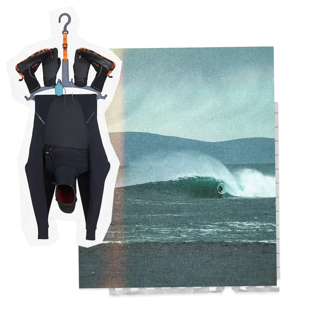 C-monsta Grey or Orange Wetsuit V2 Hanger