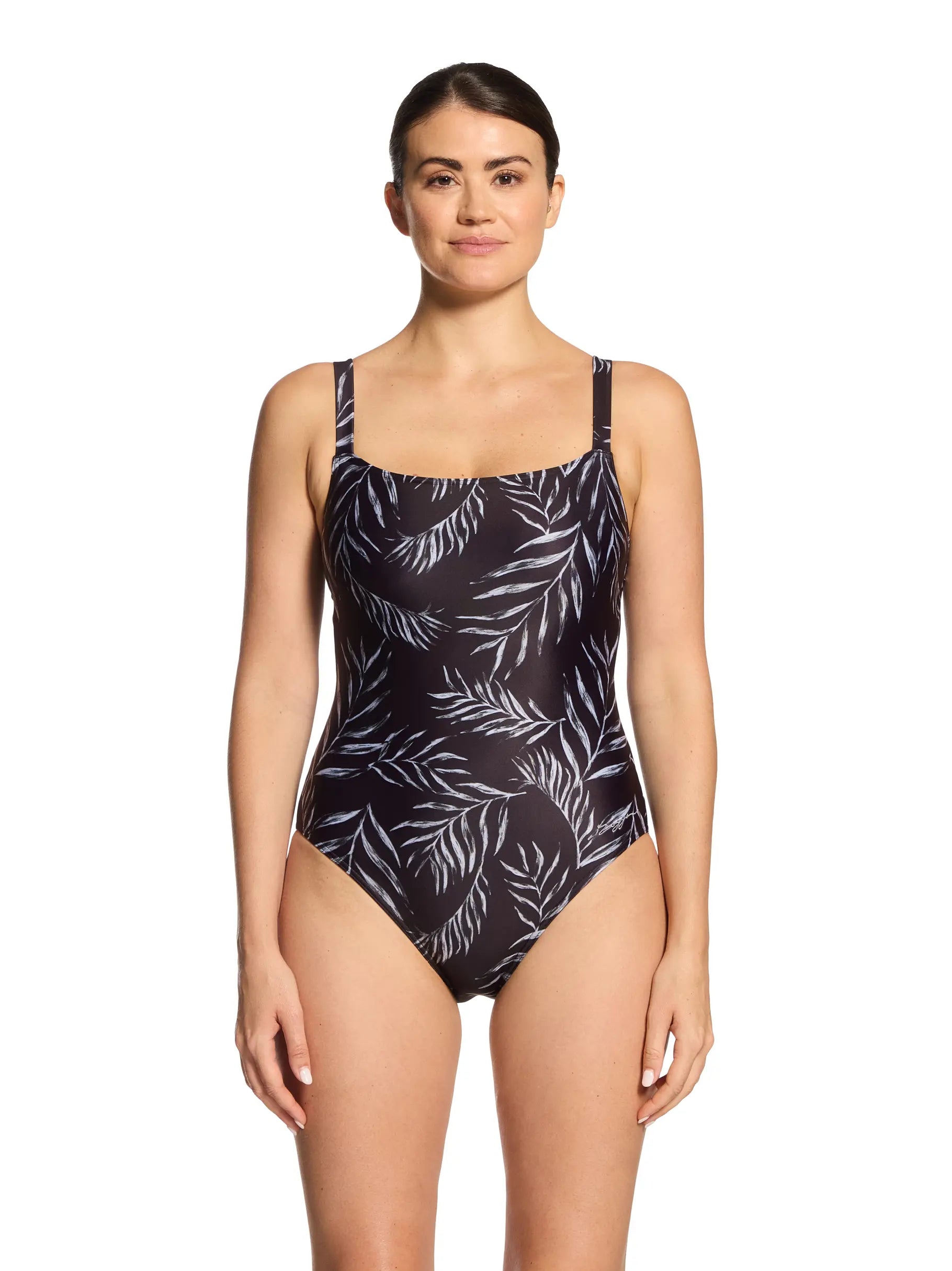 Zoggs Womens Safari Leaf Adjustable Classic Back Swim suit