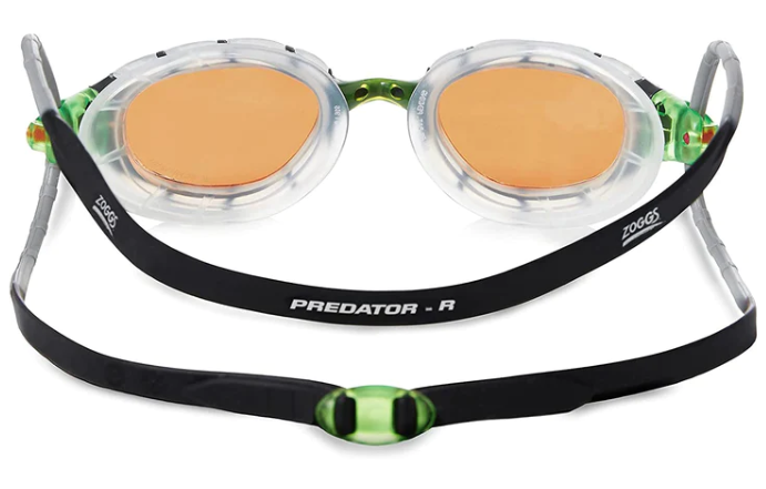 Zoggs Predator Polarised Ultra Swimming Goggles (grey & green)