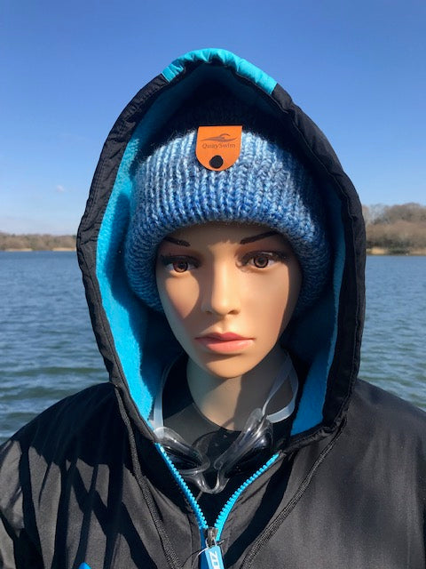 Quayswim Zone3 Parka Fleece Black/Blue