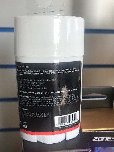 Zone3 100% Natural Glide Anti Chafing Stick 60g