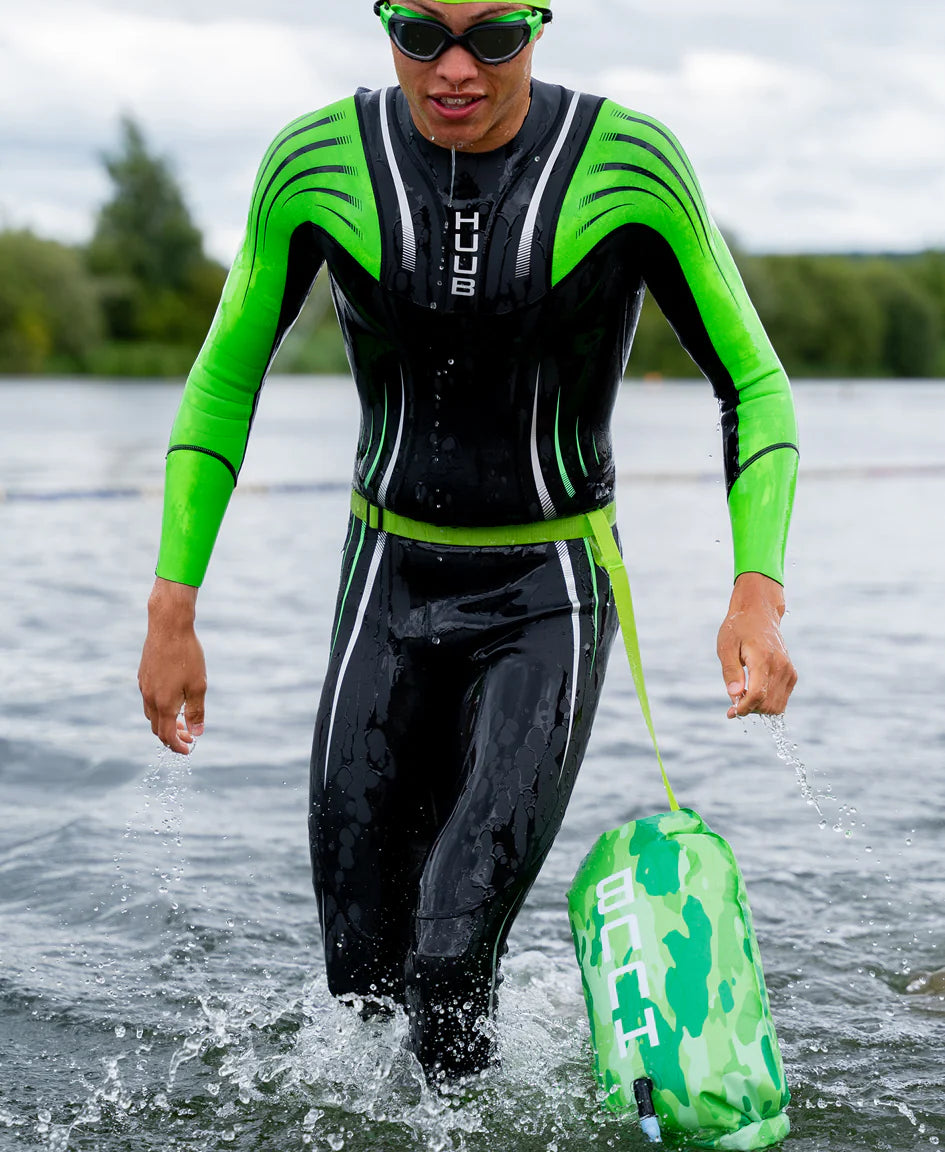 HUUB Surface Wetsuit Fluo Green - Men's
