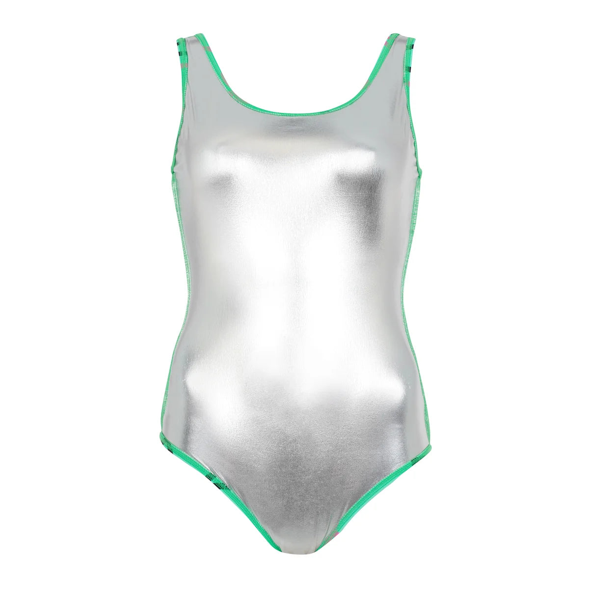 Zoggs Swimsuit IAM Print Ecofeel Silver Lined Scoopback