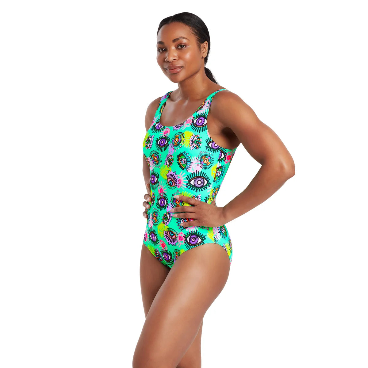 Zoggs Swimsuit Look Inside Ecofeel Scoopback