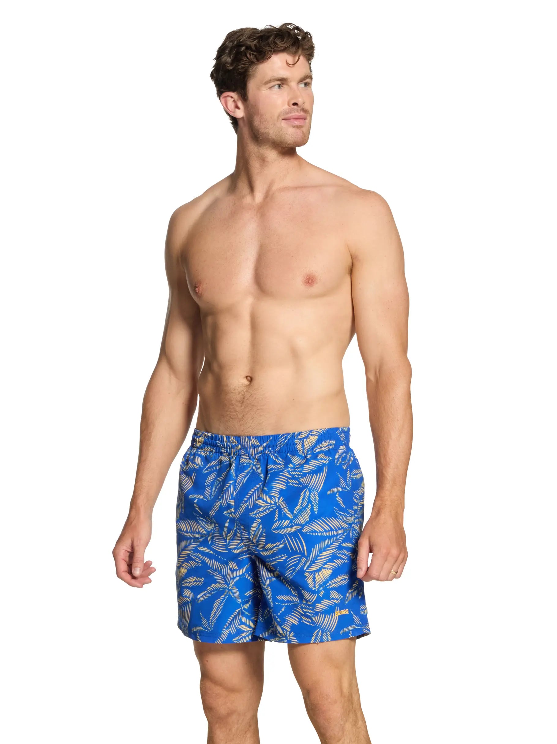 Mens Leaf 16 Inch Water Shorts