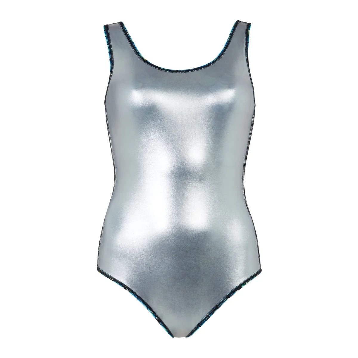 Zoggs Swimsuit Sirene Ecofeel Silver Lined Scoopback (Ex Display)