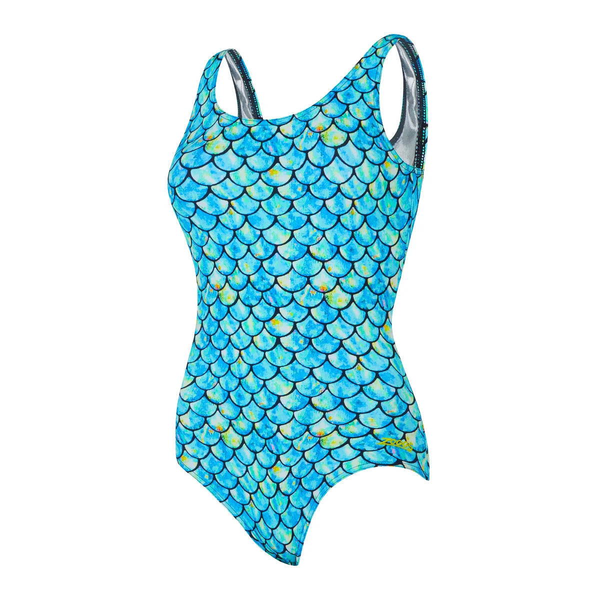 Zoggs Swimsuit Sirene Ecofeel Silver Lined Scoopback (Ex Display)