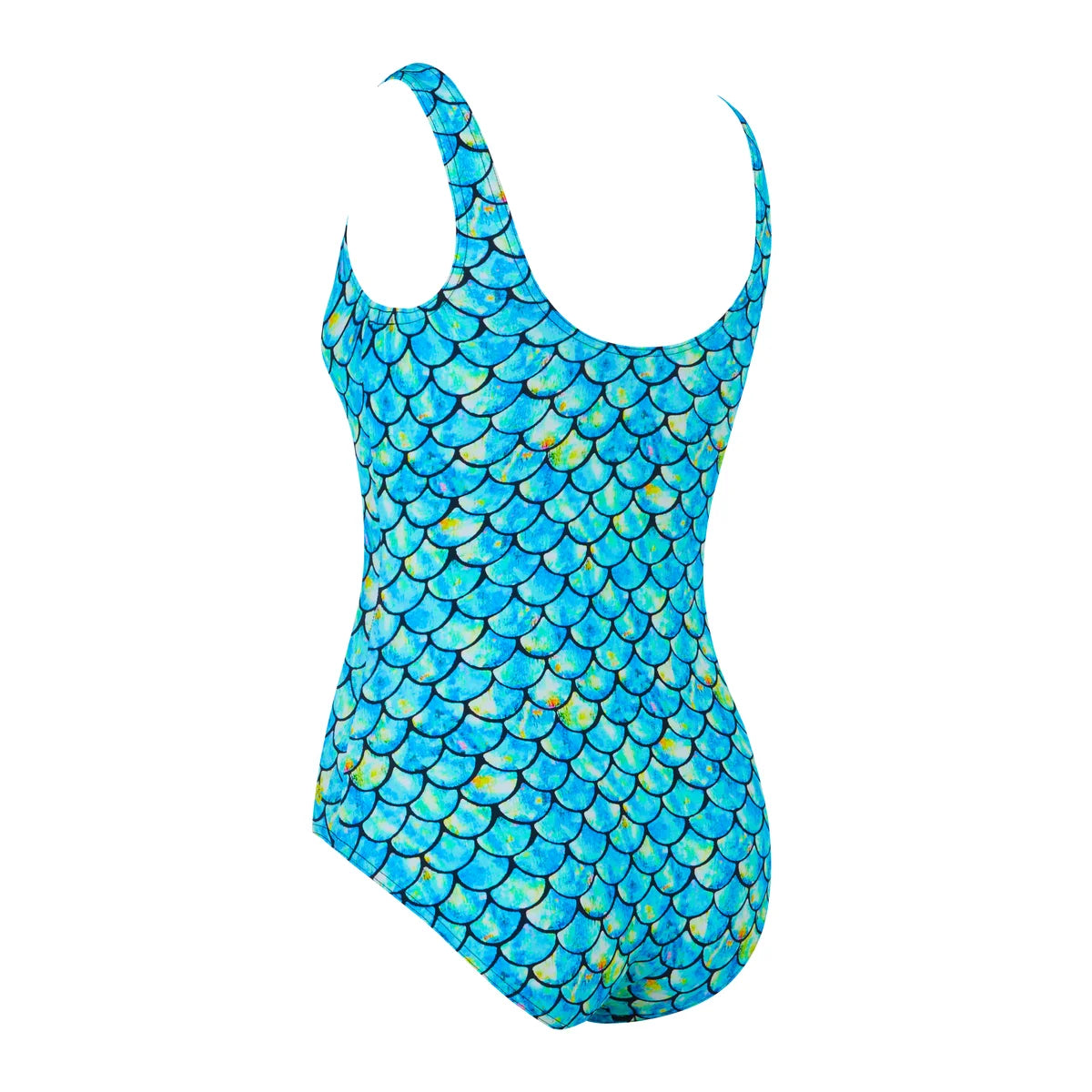 Zoggs Swimsuit Sirene Ecofeel Silver Lined Scoopback (Ex Display)