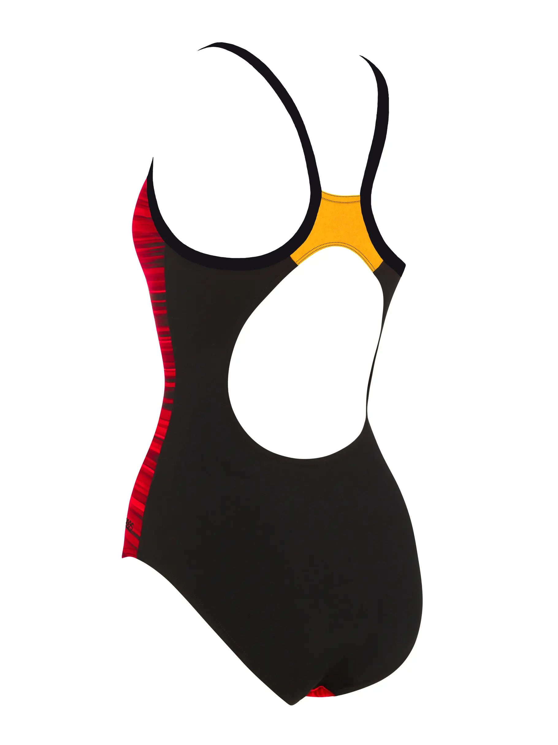 Zoggs Womens Pipeline Orange Strikeback Swimsuit